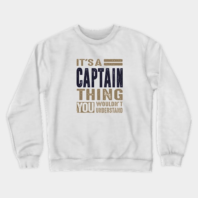 Captain Crewneck Sweatshirt by C_ceconello